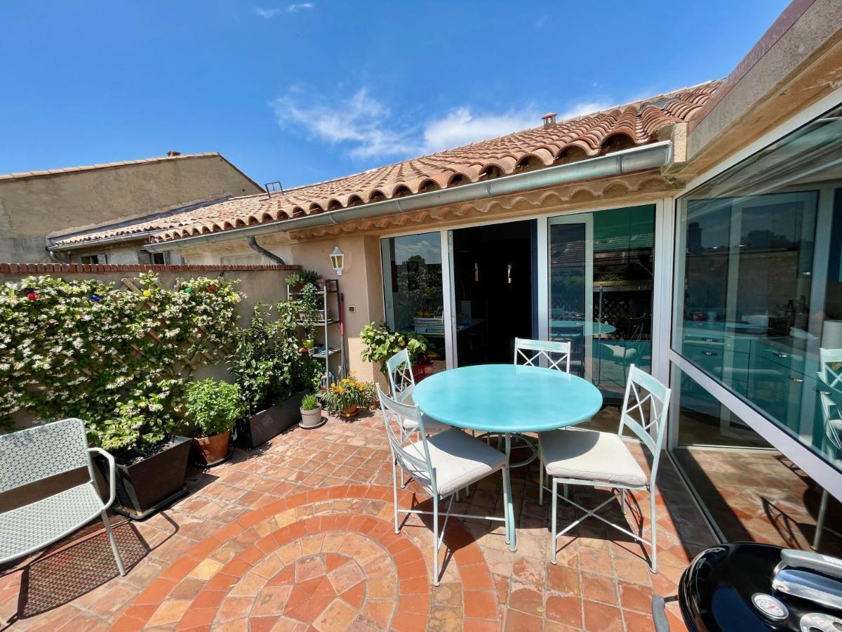 L'Atypique - T3 Grande Terrasse, Bbq Vue Et Cheminee Avignon Exterior foto