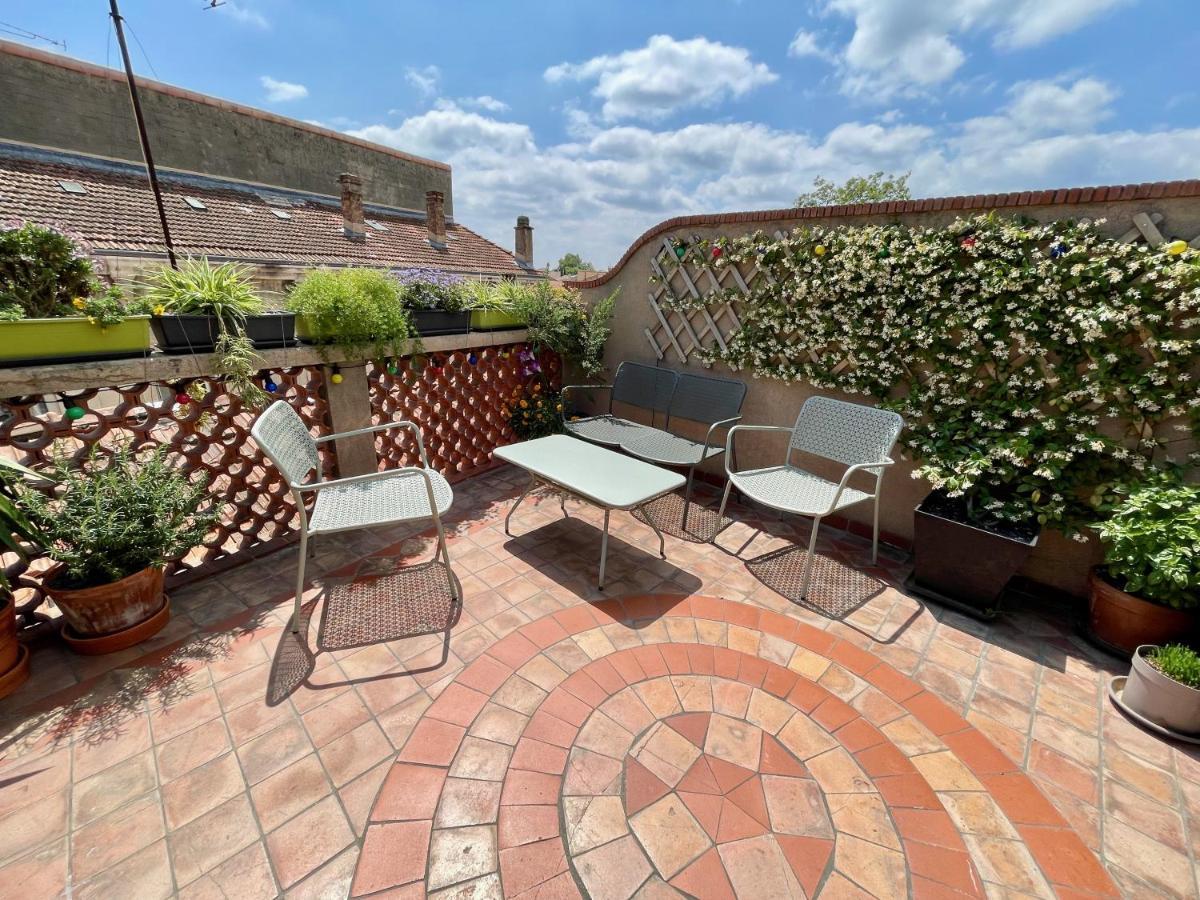 L'Atypique - T3 Grande Terrasse, Bbq Vue Et Cheminee Avignon Exterior foto
