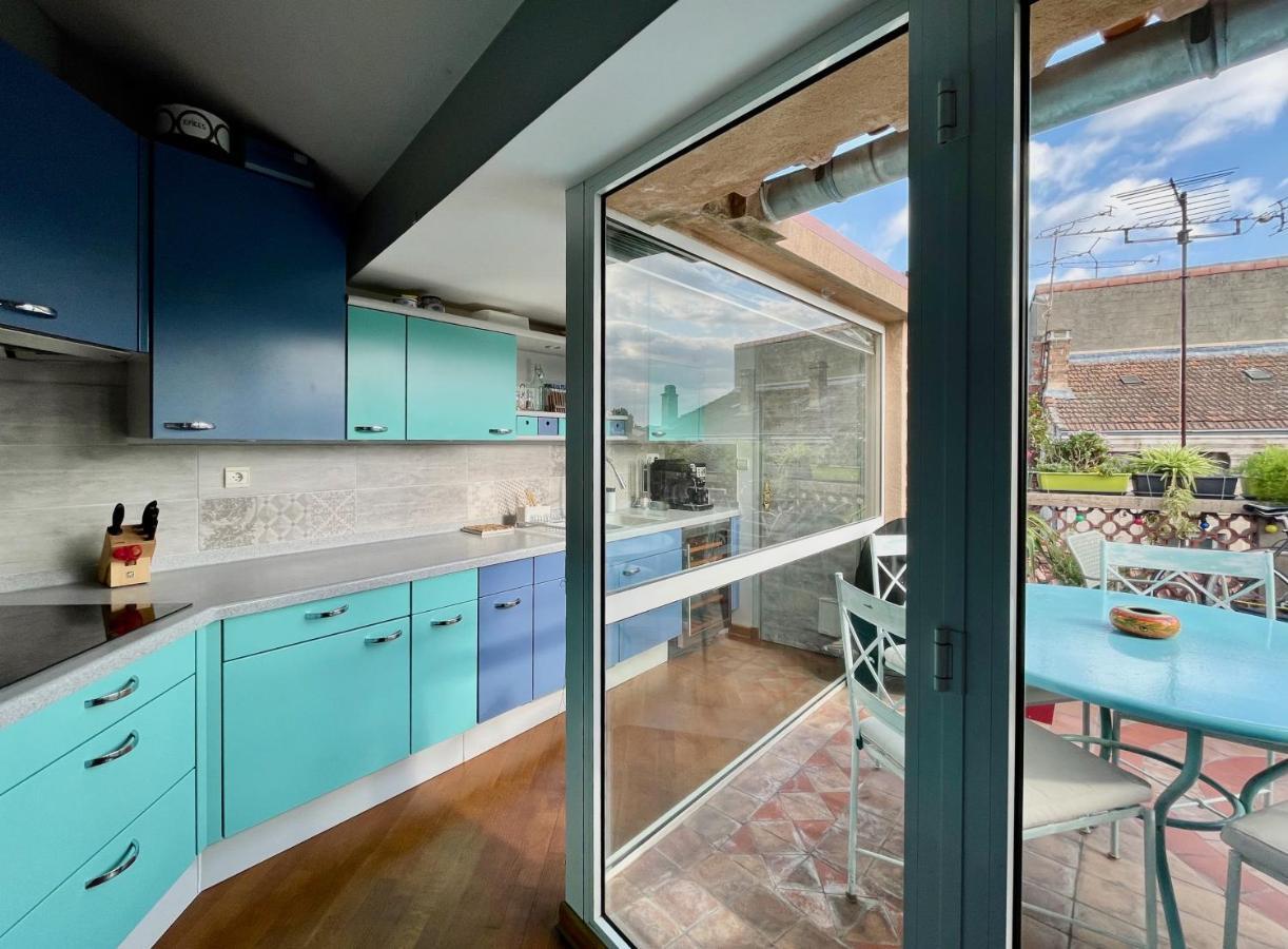 L'Atypique - T3 Grande Terrasse, Bbq Vue Et Cheminee Avignon Exterior foto